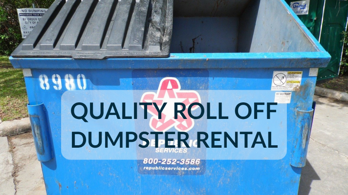 roll off dumpster rental