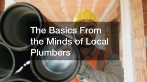 The Basics From the Minds of Local Plumbers