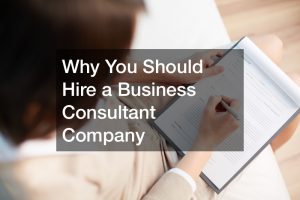 Why You Should Hire a Business Consultant Company