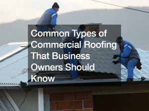 Common Types of Commercial Roofing That Business Owners Should Know