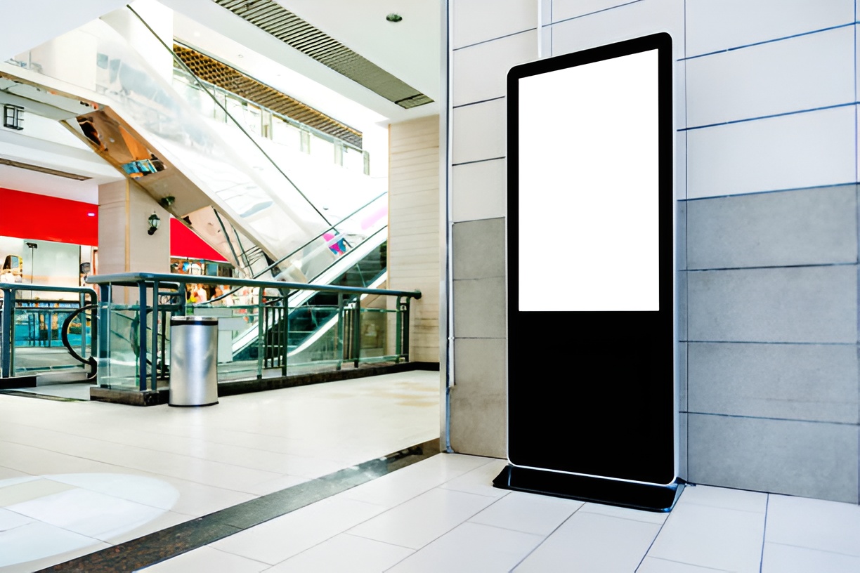 signage in a shopping mall